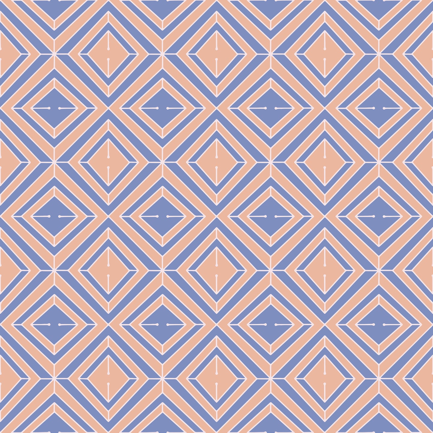 Beige & Blue Diamond Self Adhesive Wrap