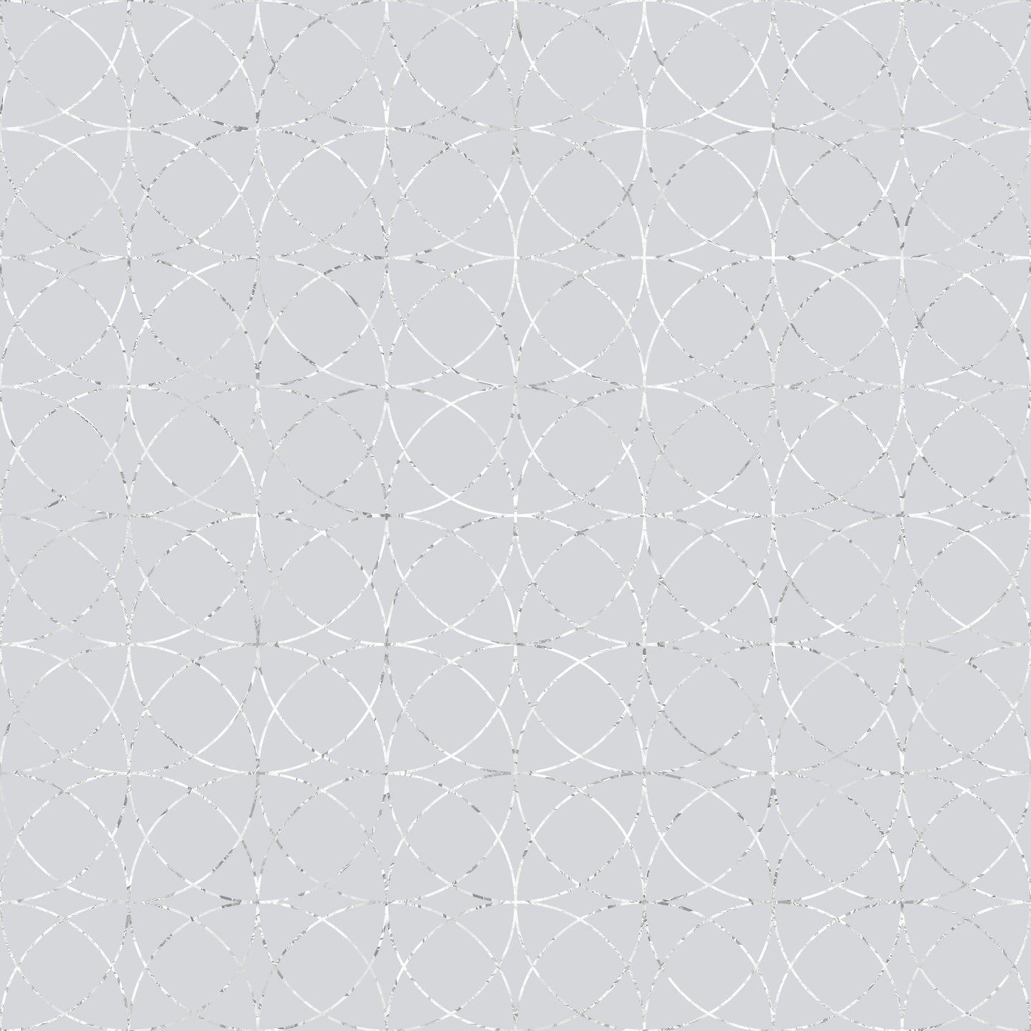 Pearly Grey Abstract Circles Pattern Vinyl Furniture Sticker