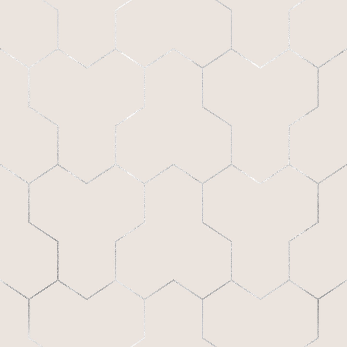 Cream Hexagon Pattern Self Adhesive Vinyl