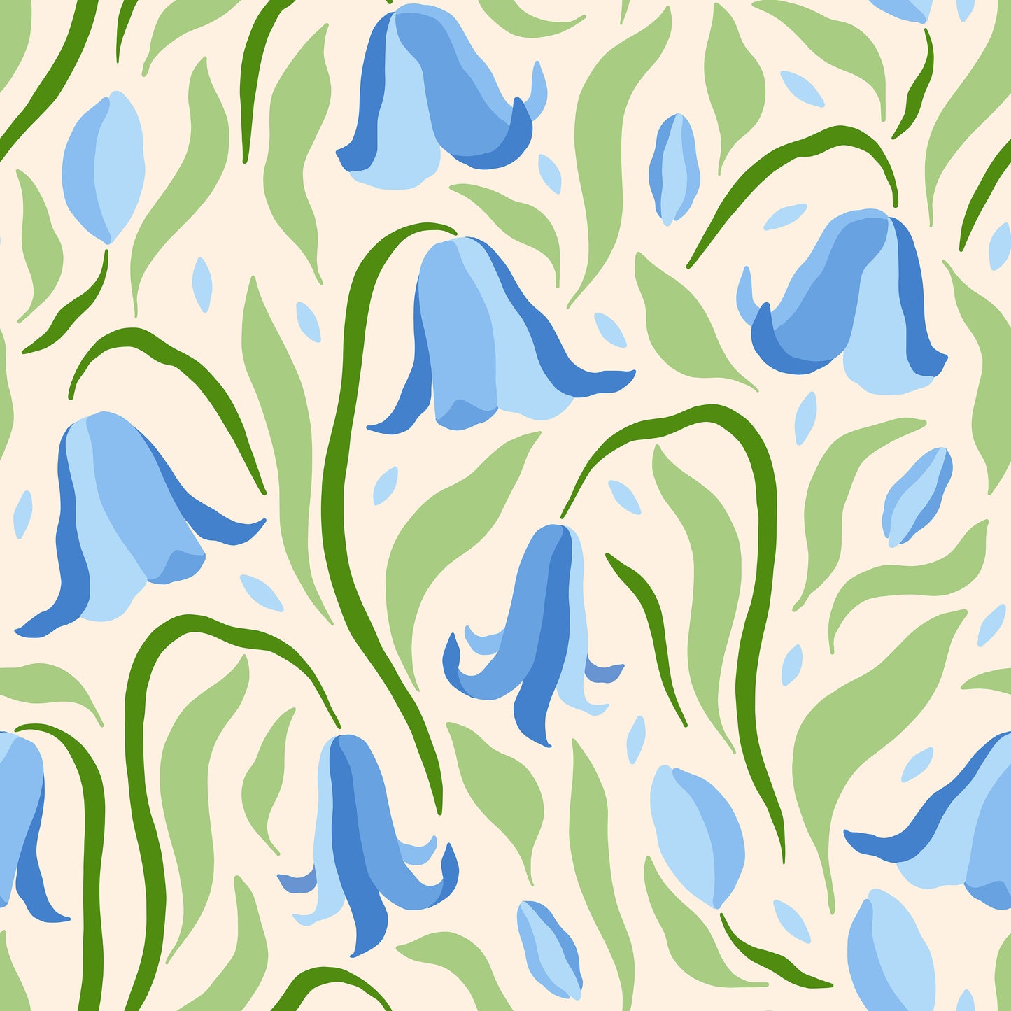 Bluebell Flowers Self Adhesive Vinyl