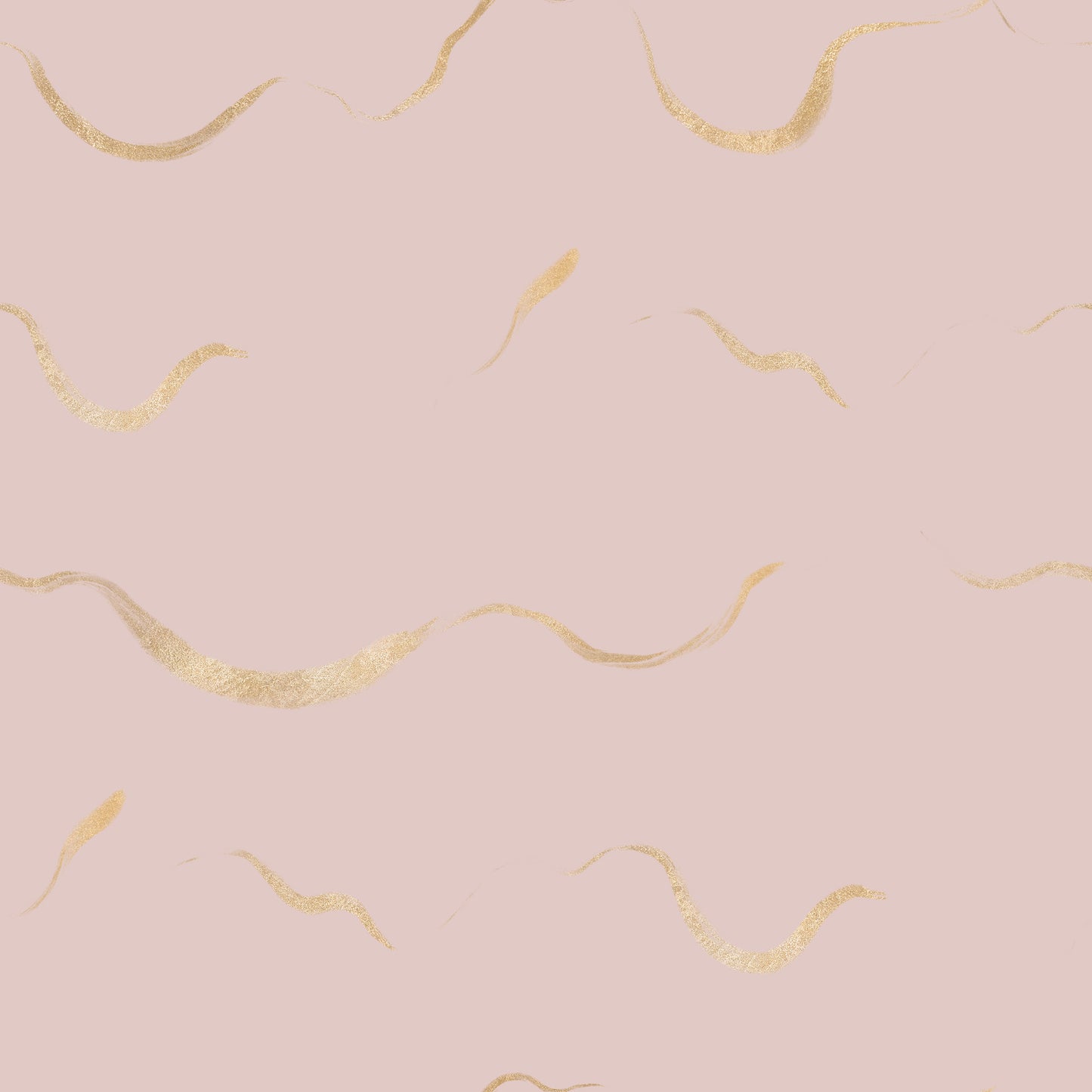 Pale Pink With Gold Squiggles Self Adhesive Vinyl