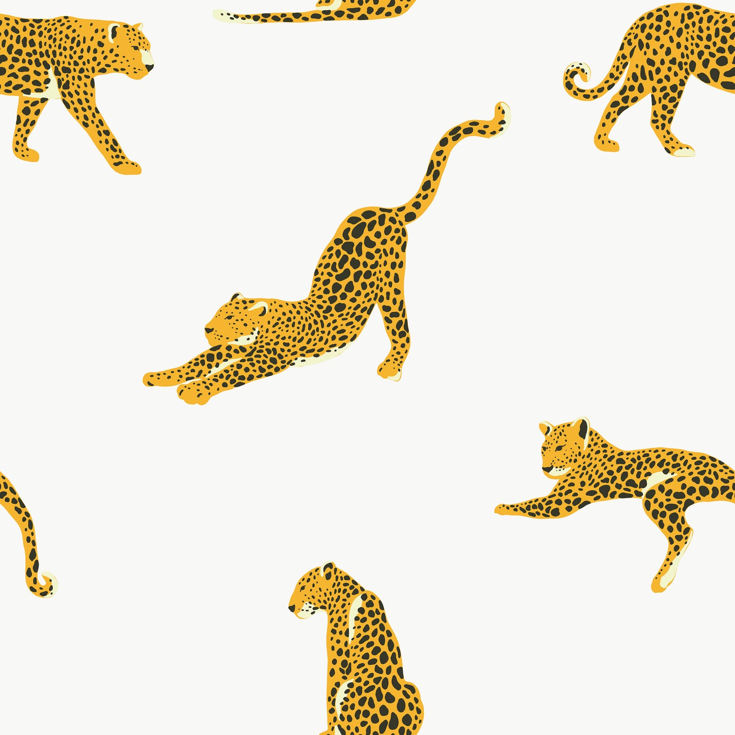 Leopard Jungle Animal Self Adhesive Vinyl