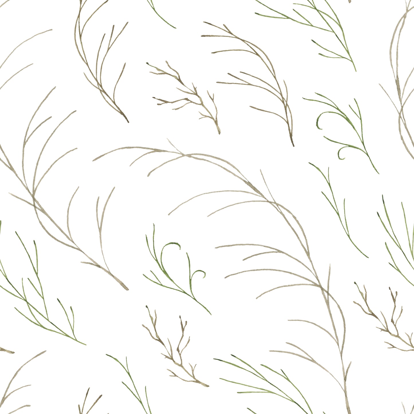 Wispy Branch Vines Vinyl Furniture Wrap