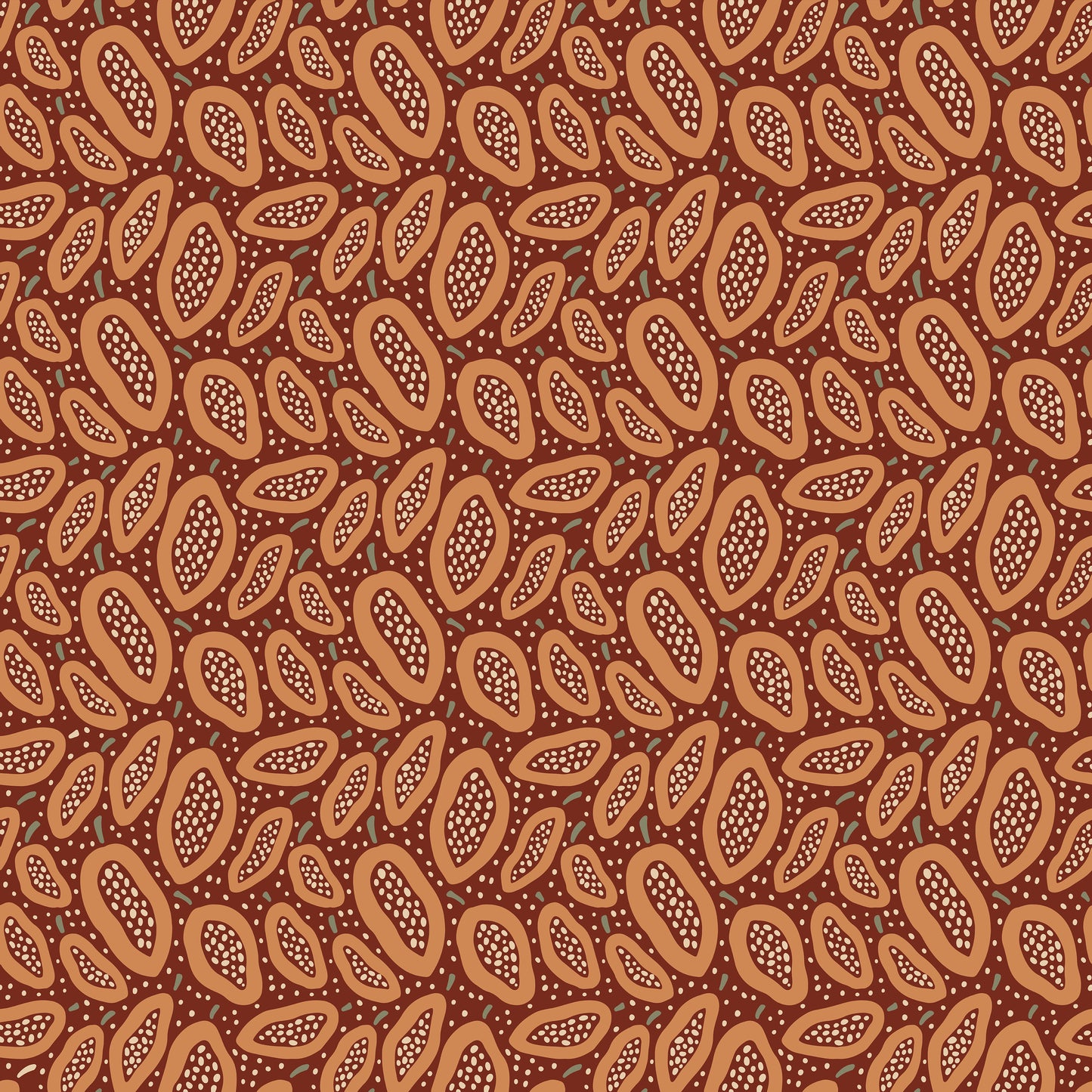 Brown Dotty Irregular Blobs Self Adhesive Vinyl