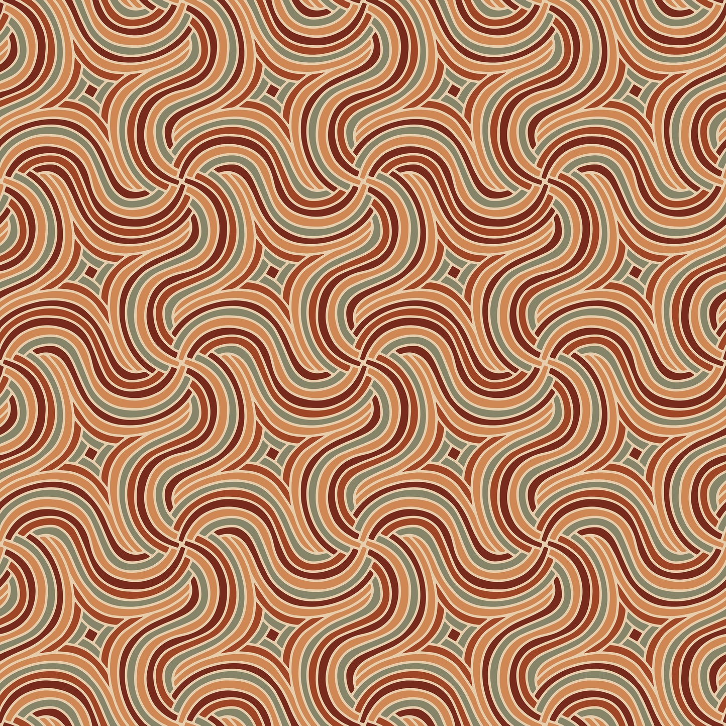 Psychedelic Waves Vinyl Furniture Wrap