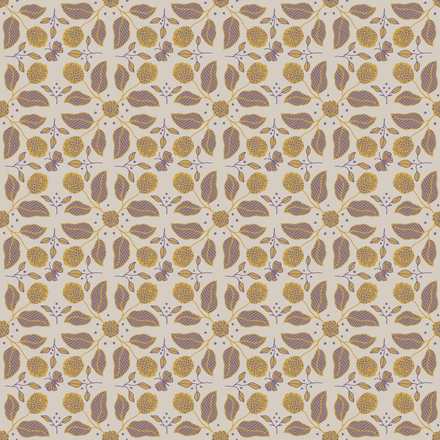 Stoney Yellow Mini Leaf Tiles Self Adhesive Vinyl