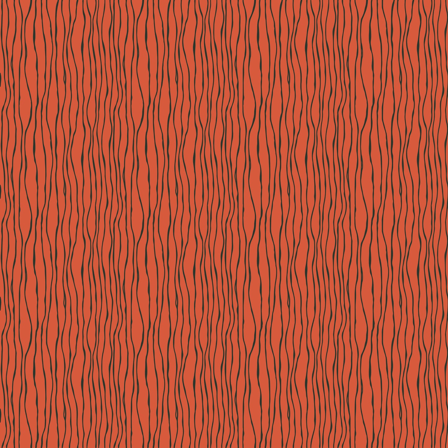 Orange Fine Line Stripes Self Adhesive Vinyl