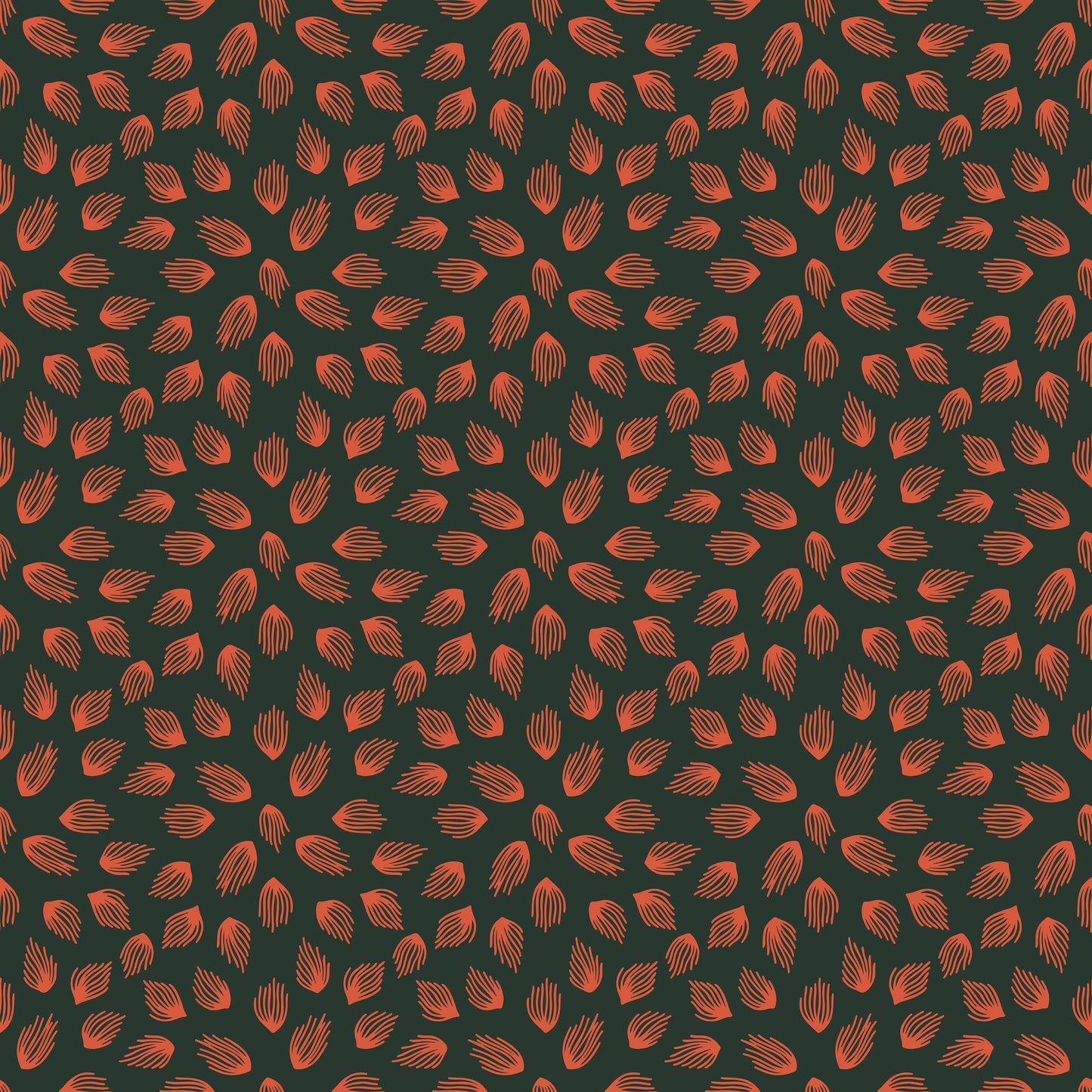 Mini Ditzy Orange Petals Self Adhesive Vinyl