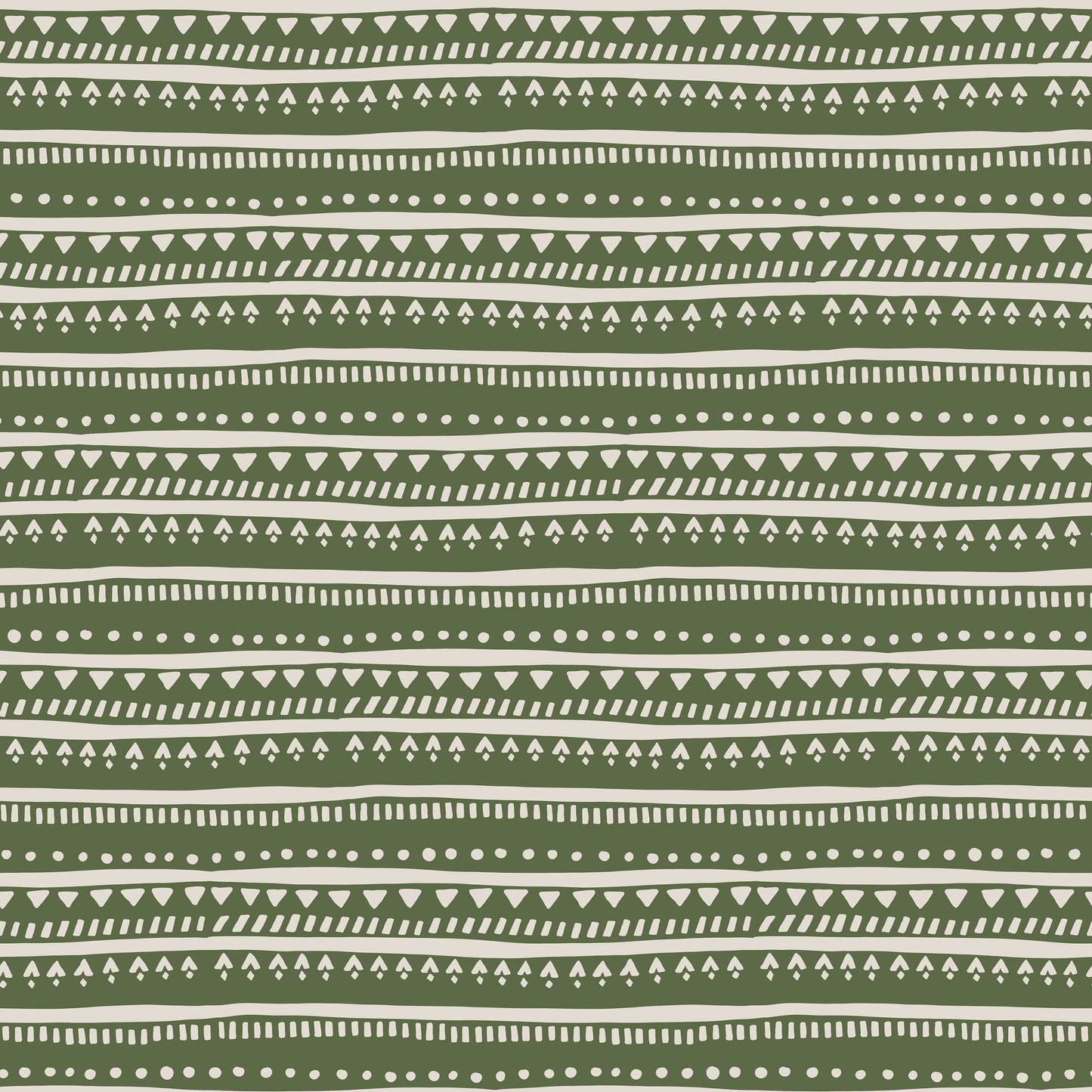 Green Aztec Linier Lines Self Adhesive Vinyl
