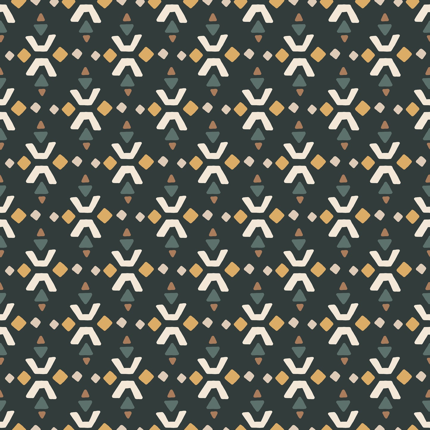 Dark Green Abstract Pattern Self Adhesive Vinyl