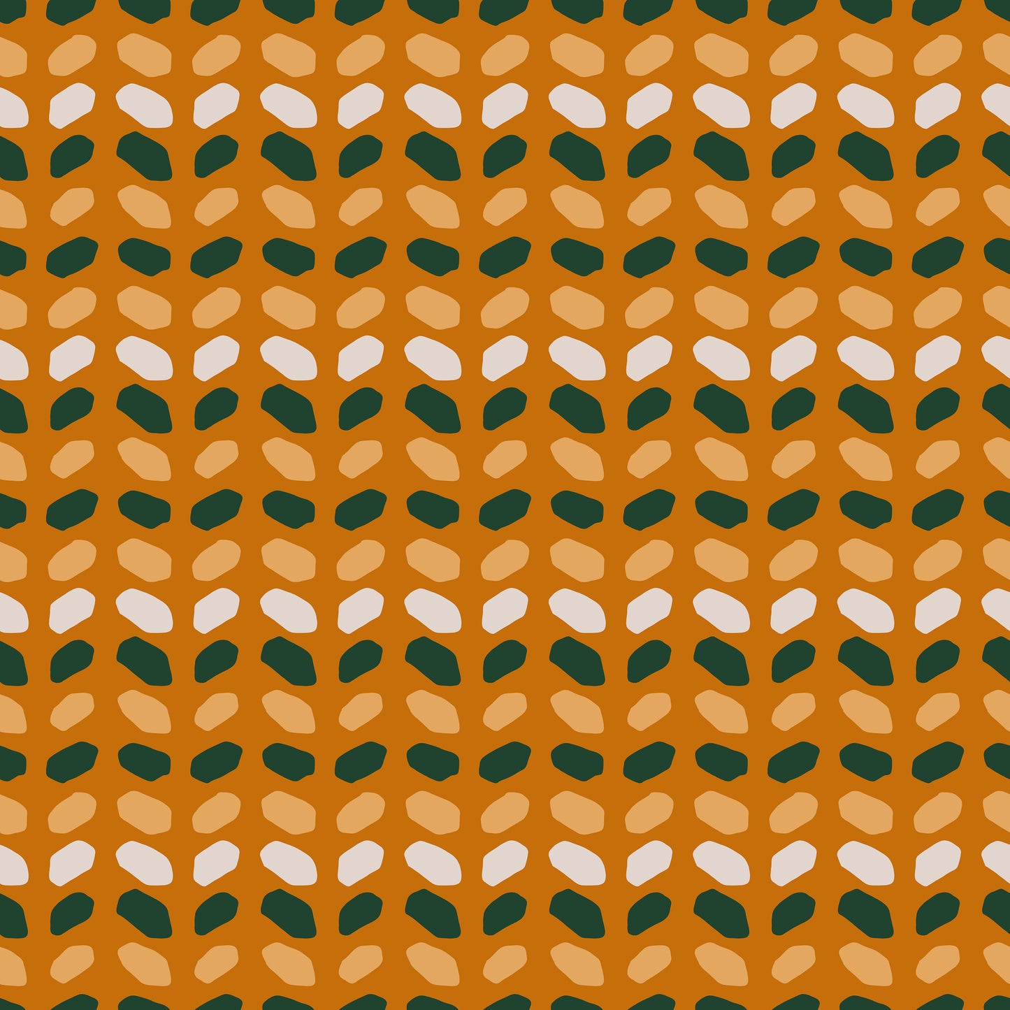 Burnt Orange/Green Dash Lines Vinyl Furniture Wrap