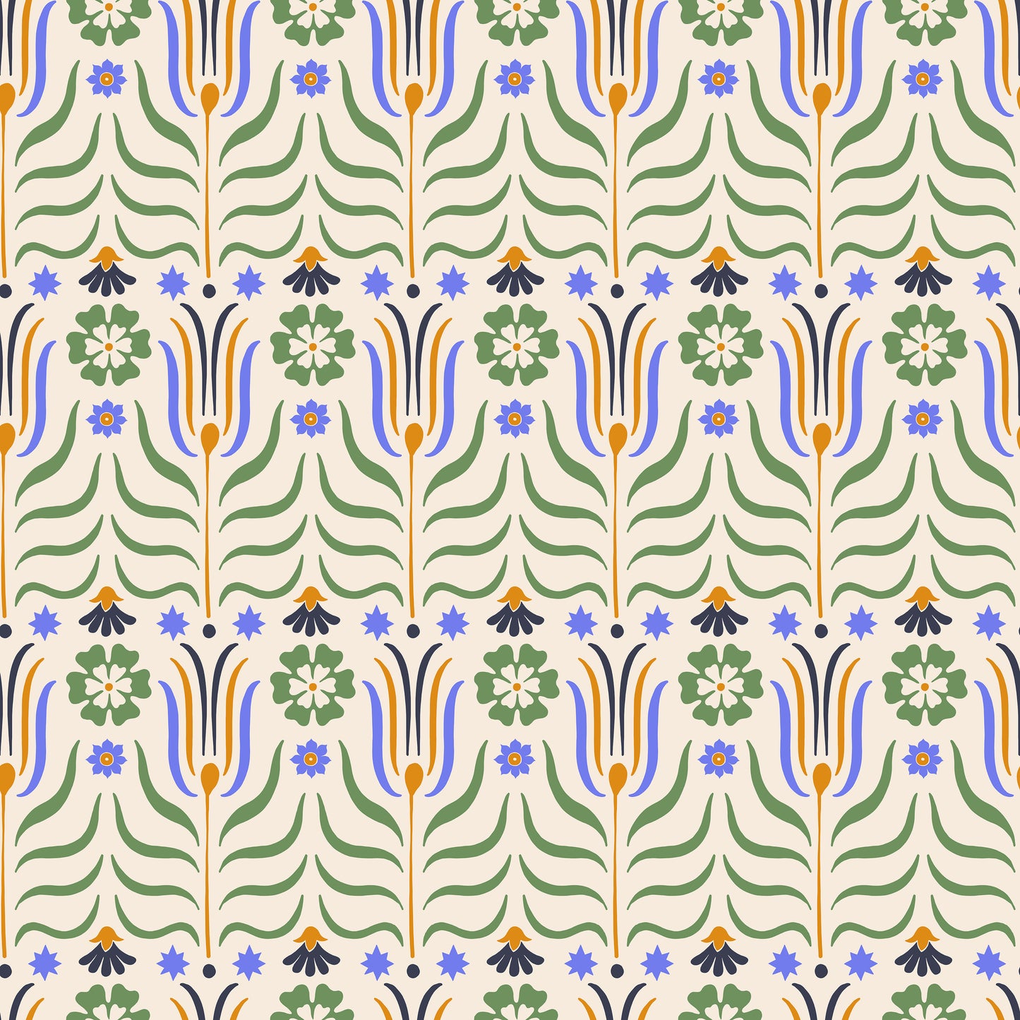 Fine Line Tulip Rosette Self Adhesive Vinyl