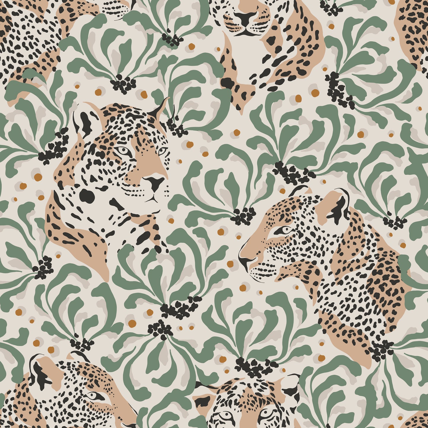 Leopard Head Safari Jungle Self Adhesive Vinyl