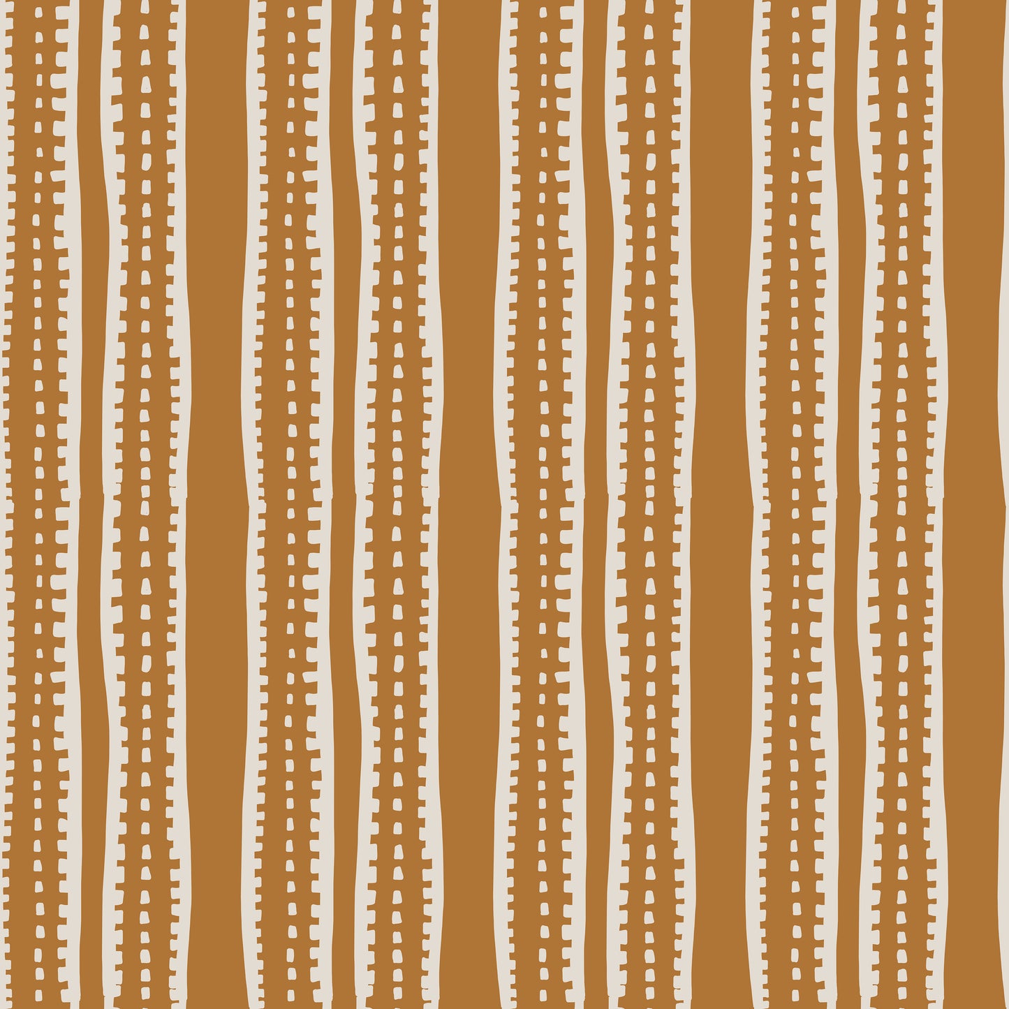 Brown Hand Drawn Doodles Vertical Lines Vinyl Furniture Sticker
