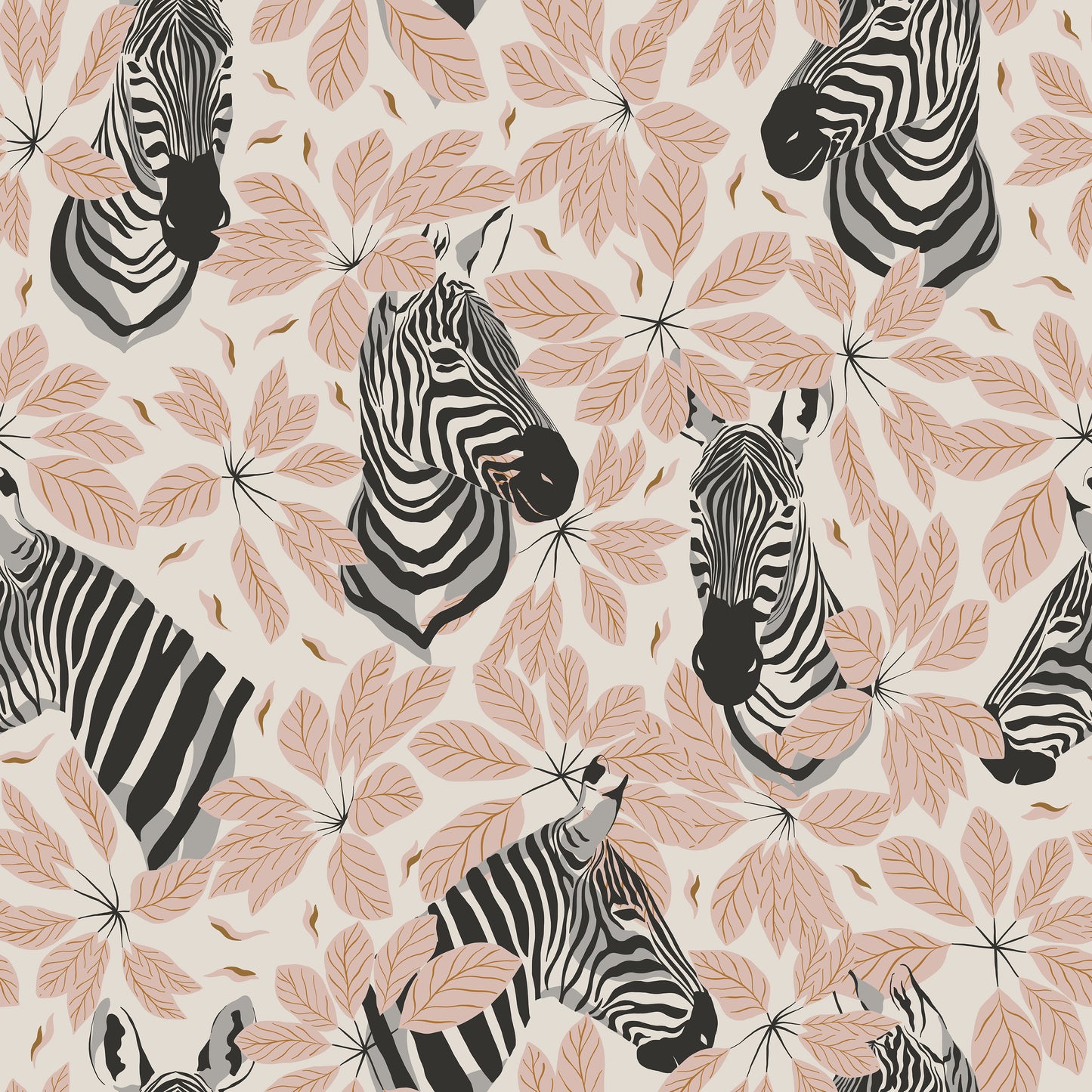 Zebra Head Safari Print Self Adhesive Vinyl