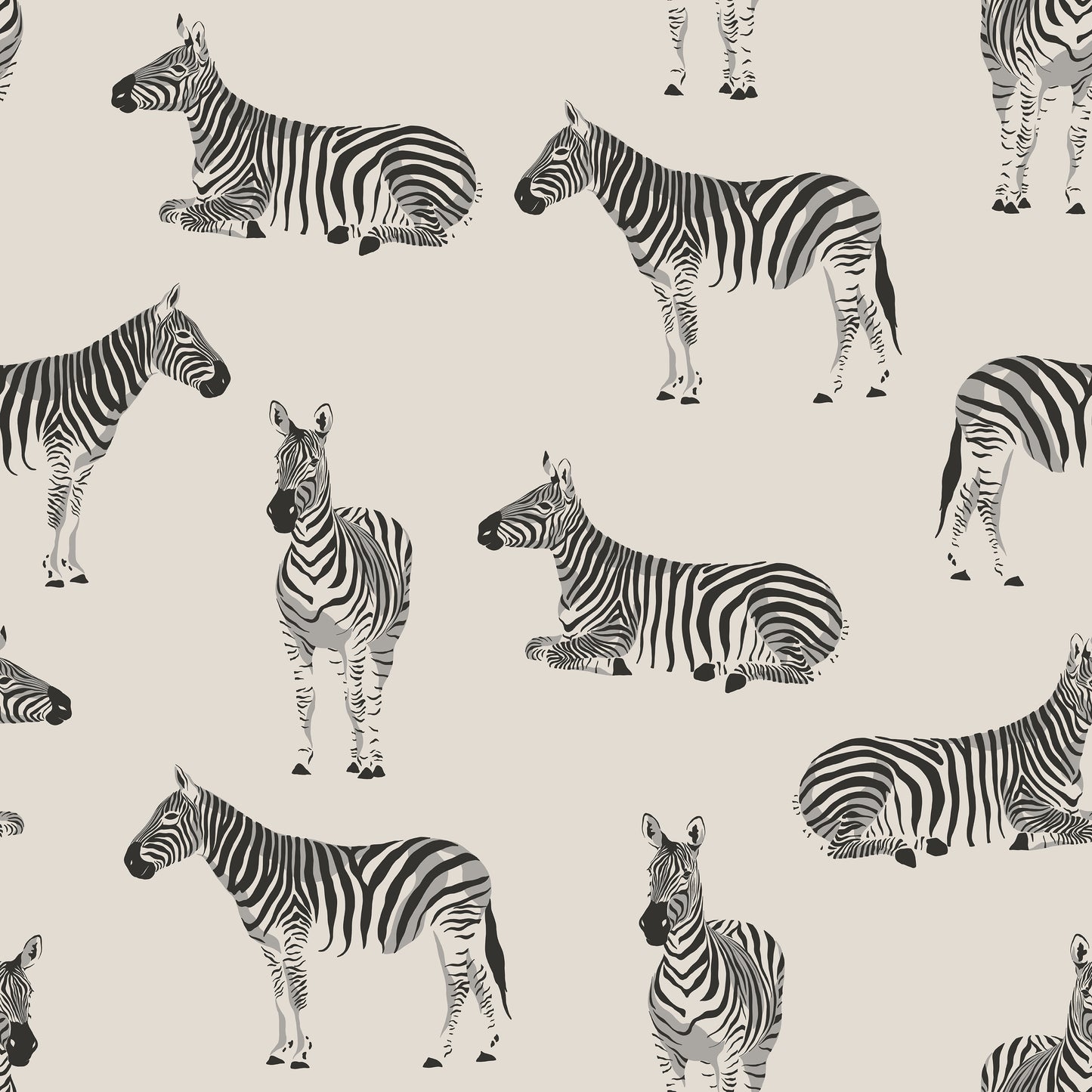 Zebra Print Safari Animal Self Adhesive Vinyl