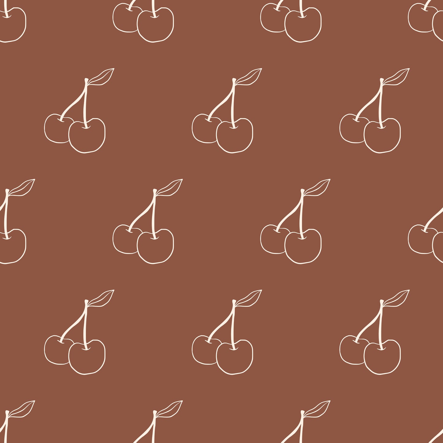 Brown Cherry Outlines Self Adhesive Vinyl