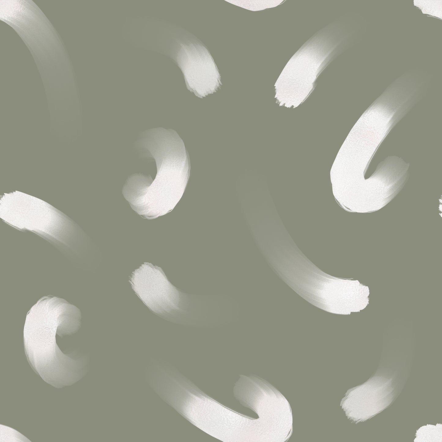 Khaki Green White Paint Smudges Self Adhesive Vinyl