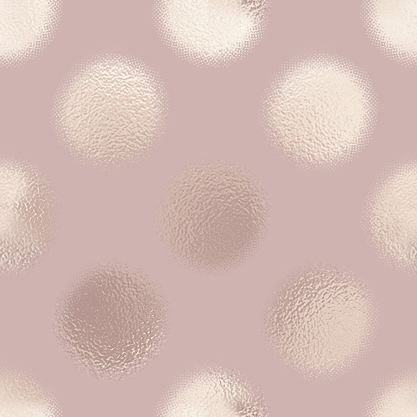 Baby Pink Metallic Effect Bob Spots Self Adhesive Vinyl