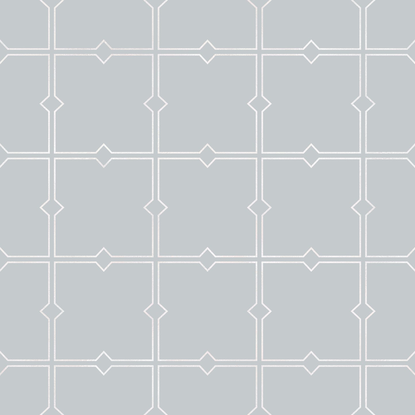 Grey Square Geometric Tile Pattern Self Adhesive Vinyl