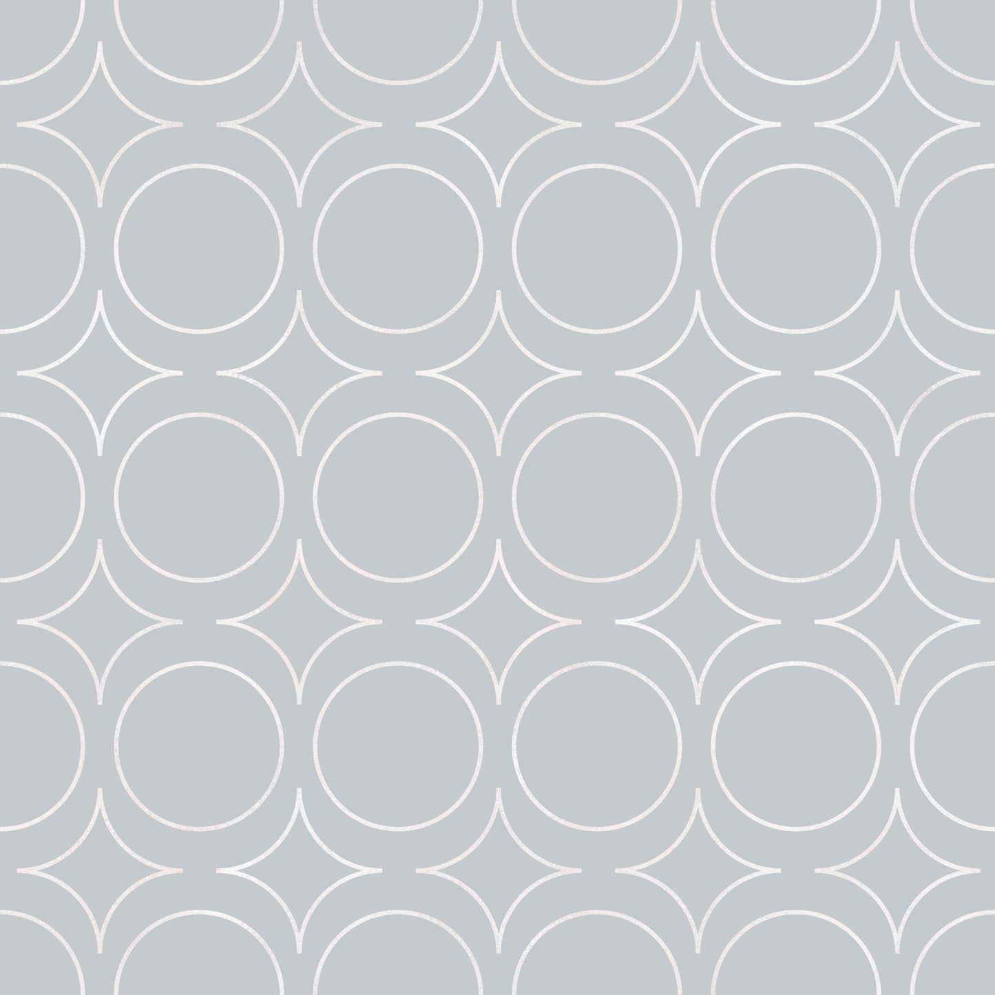 Grey Circular Geometric Design Self Adhesive Vinyl