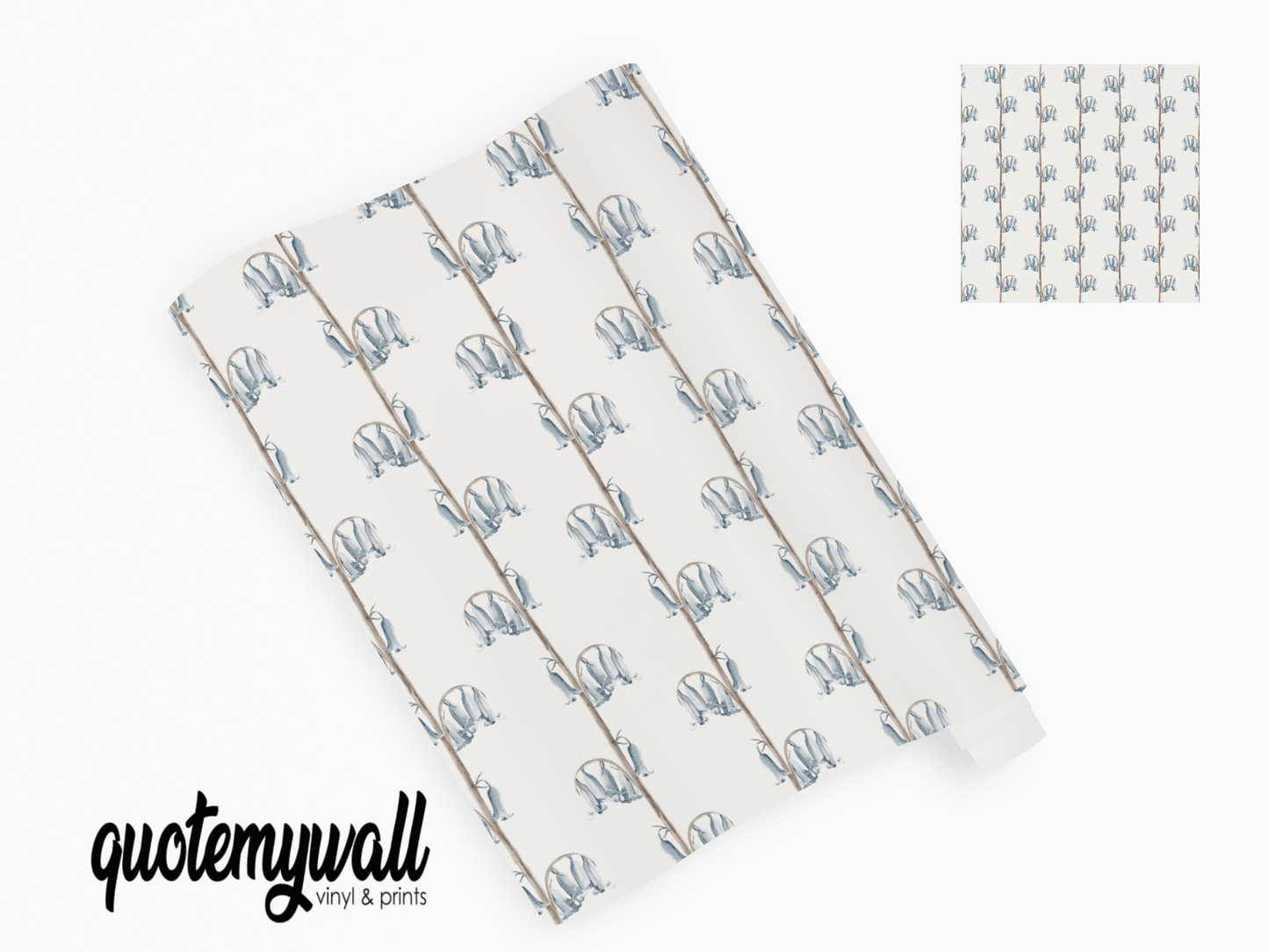 Bluebells Strings Flowers Vinyl Furniture Wrap