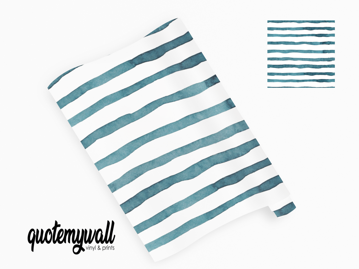 Green Painted Rough Lines Self Adhesive Vinyl
