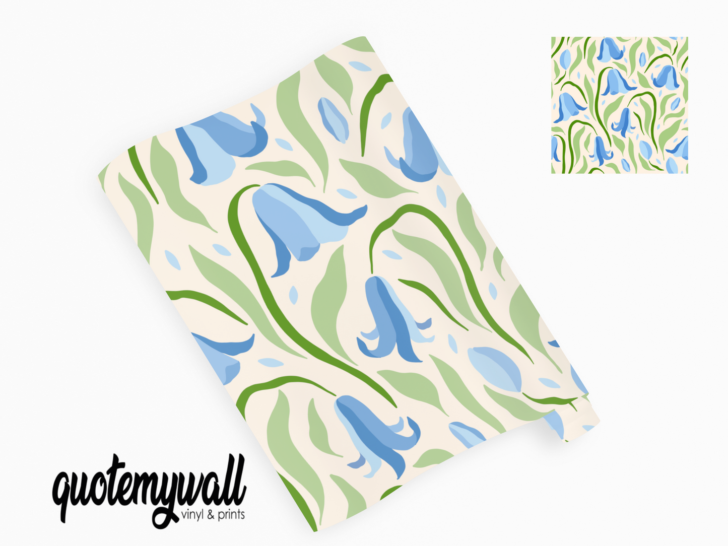 Bluebell Flowers Self Adhesive Vinyl