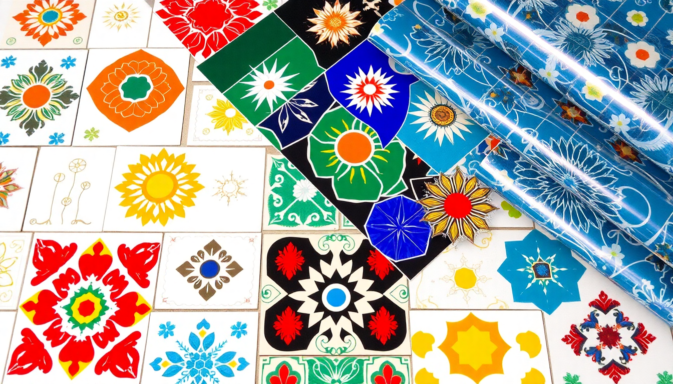 Pattern Vynil Sticker Creative Home Makeover: 2025 Tile Stickers & Vinyl Wrap Ideas – QuoteMyWall