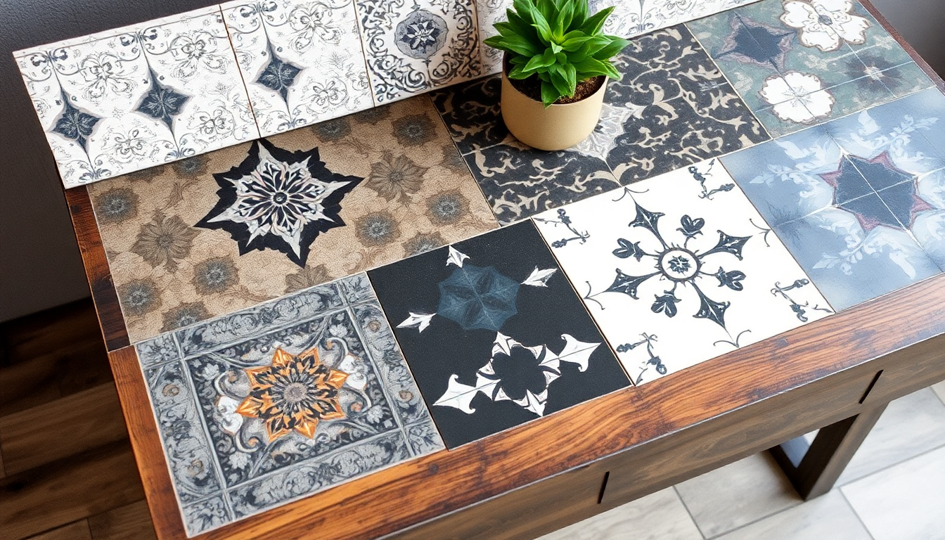 Pattern Vynil Sticker Transform Your Home with Removable Tile Stickers & Vinyl Wraps ...