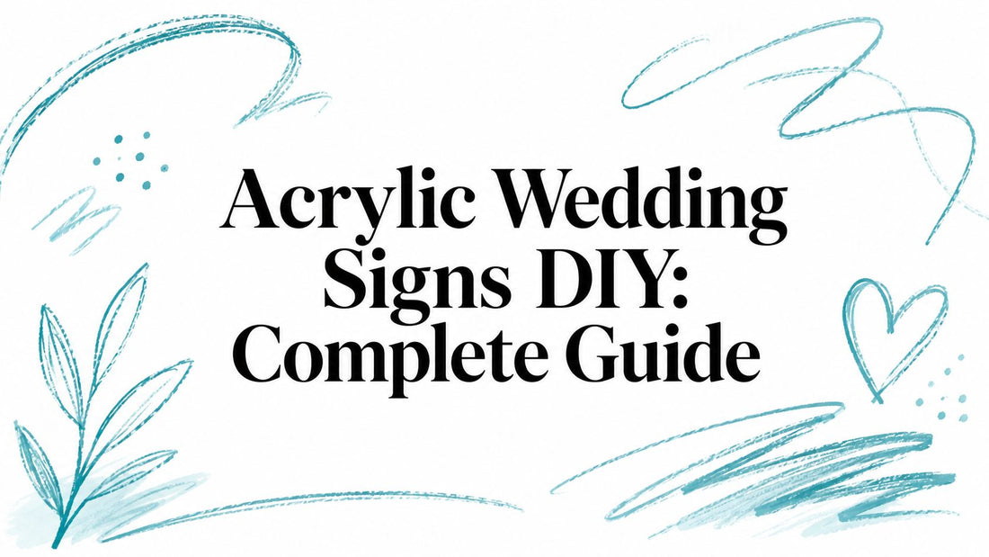 Acrylic Wedding Signs DIY: Complete Guide