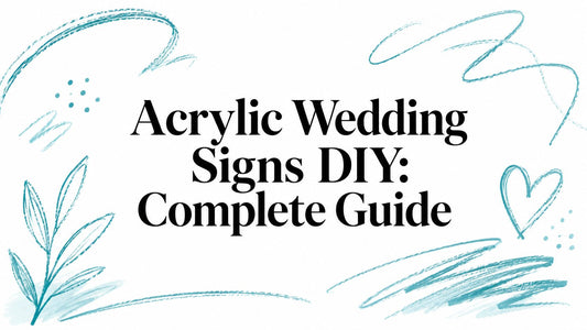 Acrylic Wedding Signs DIY: Complete Guide