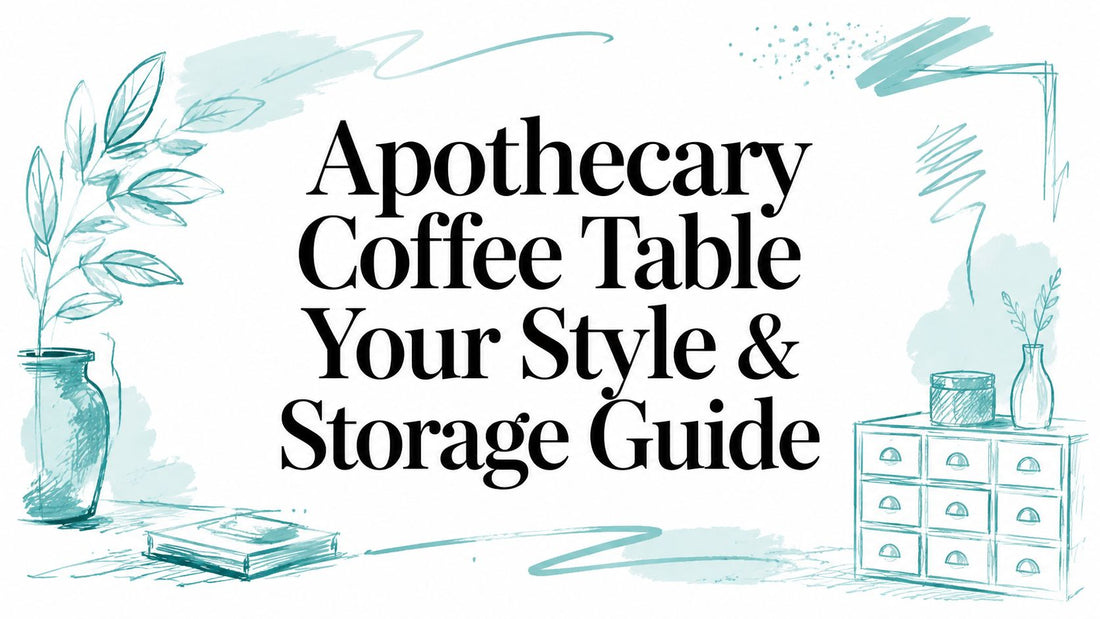 Apothecary Coffee Table Your Style & Storage Guide