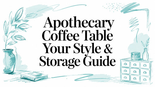 Apothecary Coffee Table Your Style & Storage Guide