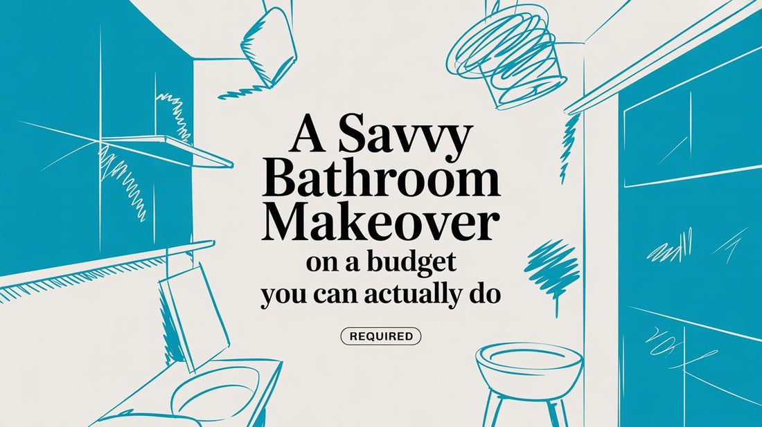 A Savvy Bathroom Makeover On A Budget You Can Actually Do