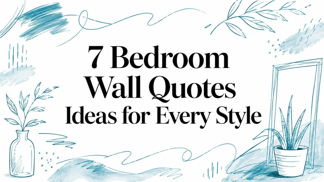 7 Bedroom Wall Quotes Ideas for Every Style