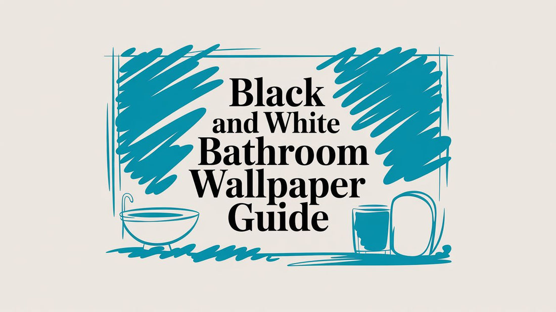 Black and White Bathroom Wallpaper Guide