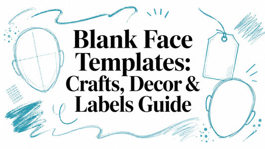 Blank Face Templates: Crafts, Decor & Labels Guide