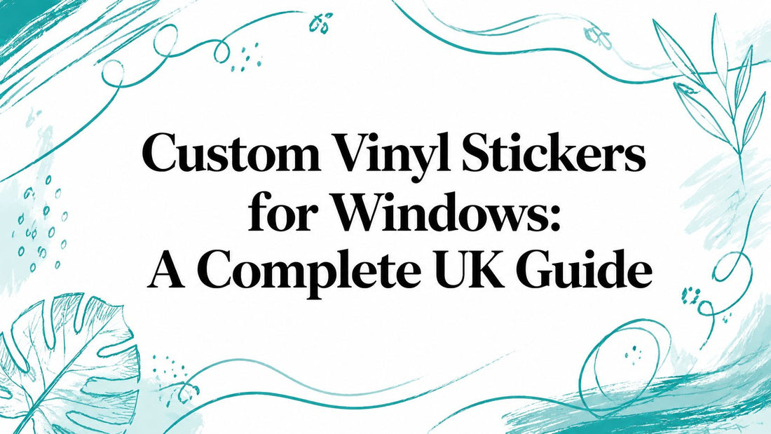 Custom Vinyl Stickers for Windows: A Complete UK Guide