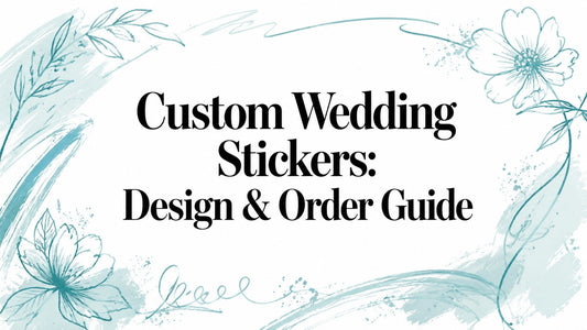 Custom Wedding Stickers: Design & Order Guide
