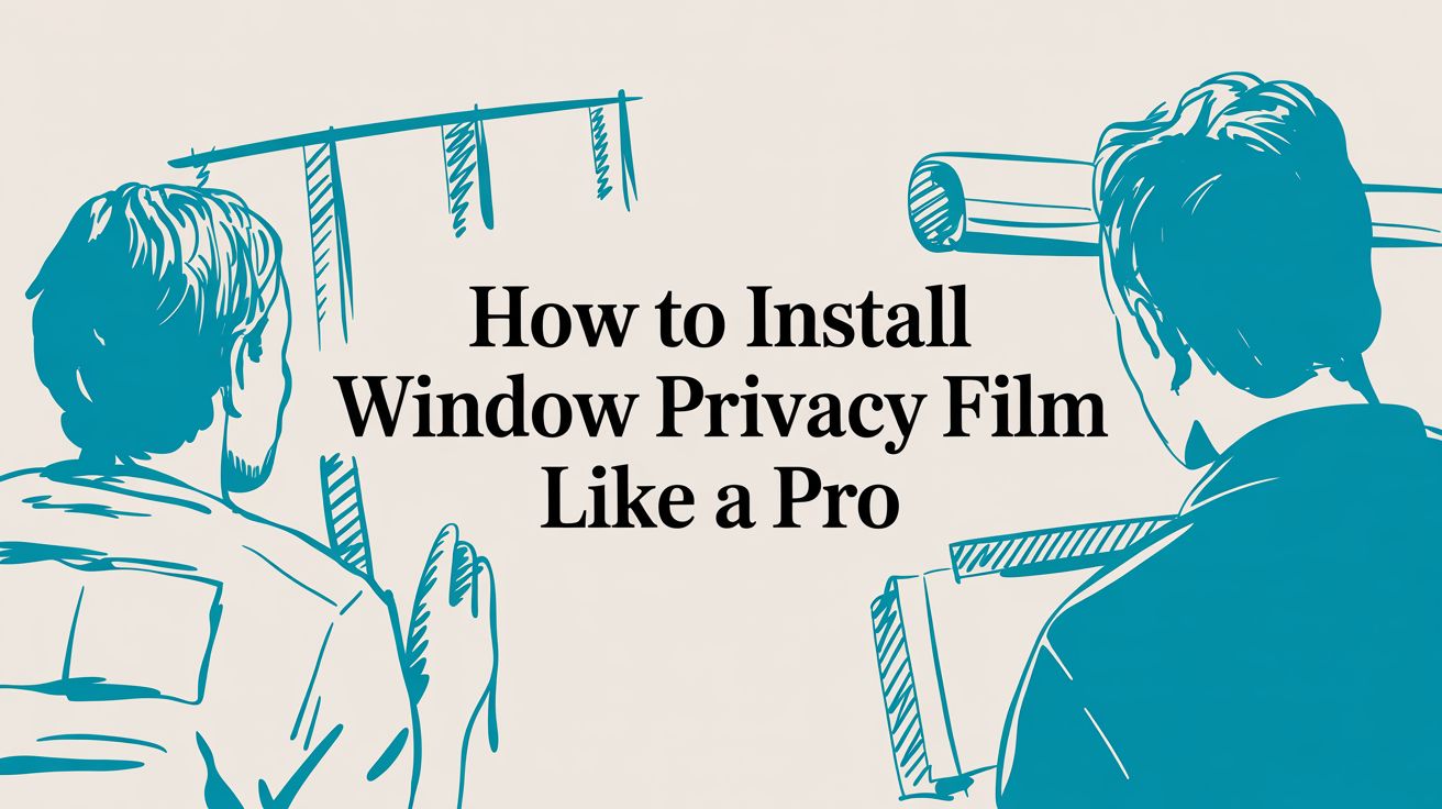 How to Install Window Privacy Film Like a Pro