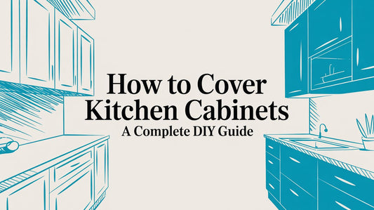 How to Cover Kitchen Cabinets A Complete DIY Guide