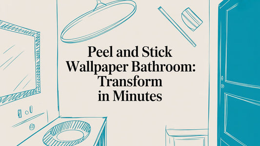peel and stick wallpaper bathroom: Transform in Minutes
