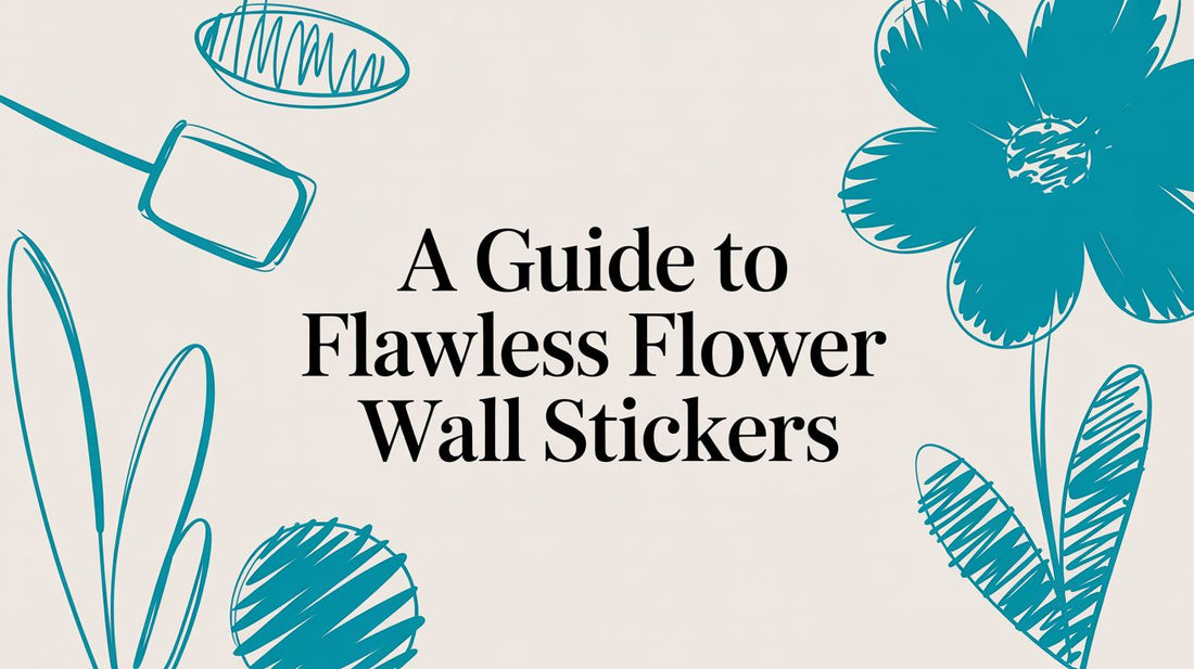 A Guide to Flawless Flower Wall Stickers