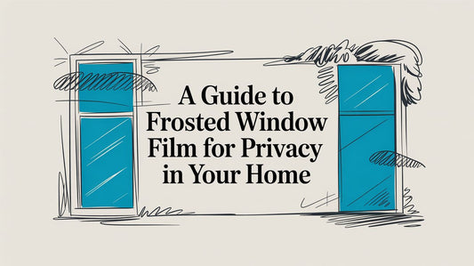 A Guide to Frosted Window Film for Privacy in Your Home
