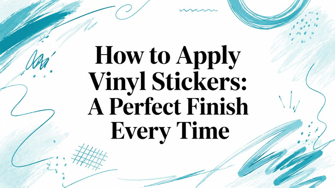 How to Apply Vinyl Stickers: A Perfect Finish Every Time