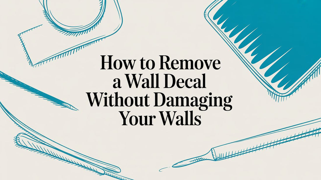 How to Remove a Wall Decal Without Damaging Your Walls