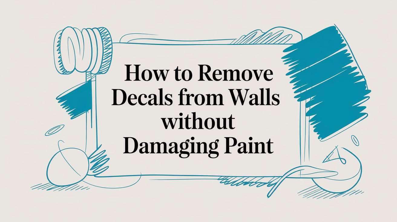 How to Remove Decals from Walls Without Damaging Paint