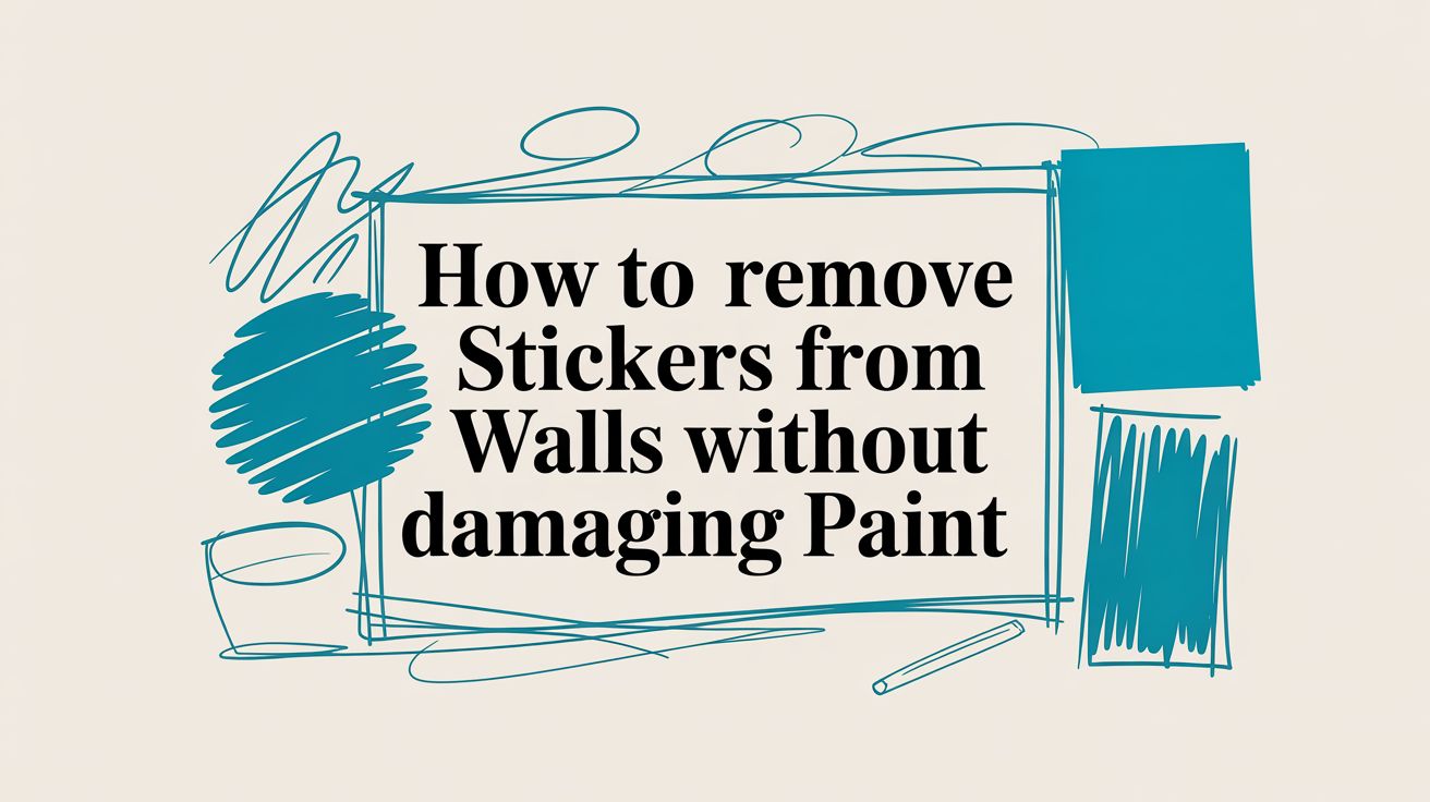 How to Remove Stickers from Walls Without Damaging Paint – QuoteMyWall