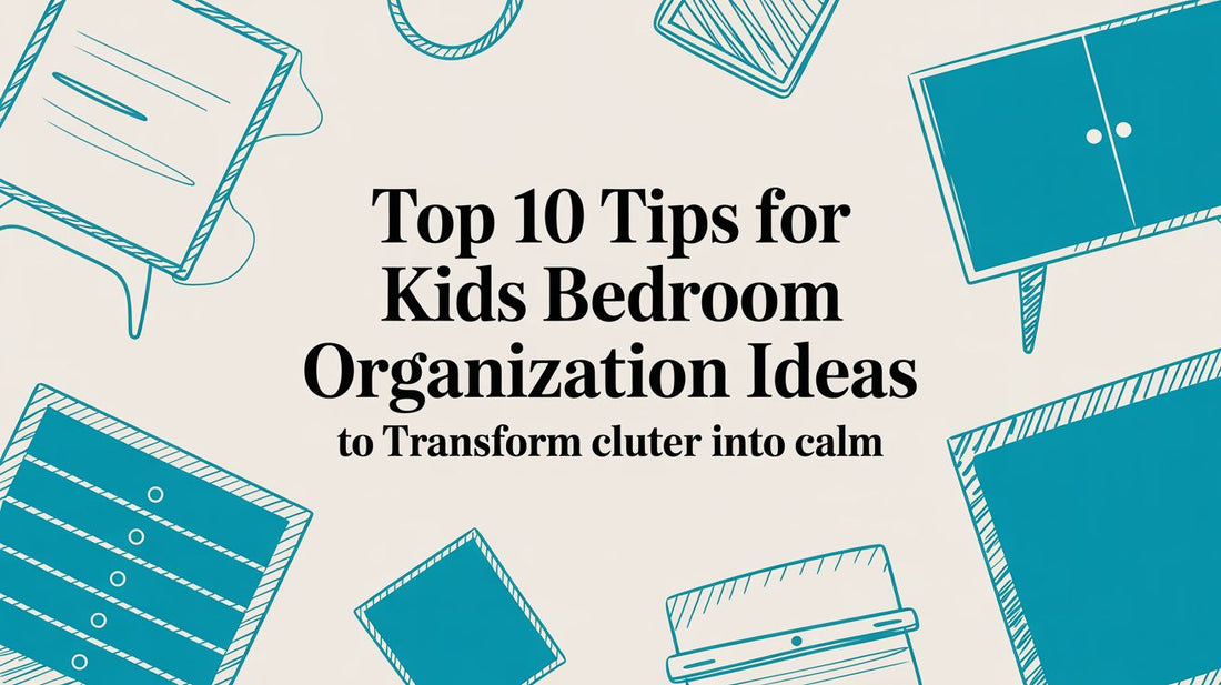 Top 10 Tips for kids bedroom organization ideas to Transform Clutter into Calm